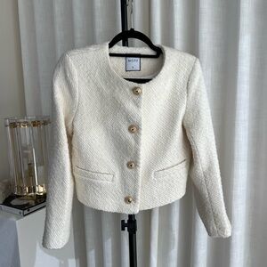 Cream Tweed Jacket